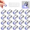 LQTSLFM 20 Pezzi Mini Luci LED Blu Luci Piccole a Batteria Luci per Casa delle Bambole per Vetrina Modello DIY Giocattoli Decorative