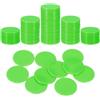 QUARKZMAN 120Pcs 1.2 Inch Gettoni Per Poker Plastica Bingo Contatori Verde | Per Apprendimento, Dischi Per Conteggio, Segnapunti Gettoni Matematici Conteggio, Piatti