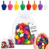 Generic Confezione da 50 mini dita medie, colorate, piccole mani, idea regalo, stampa 3D che capovolge l'uccello, divertente decorazione per la casa, per ufficio, scherzi, bomboniere, calza di Natale