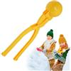 Generic Clip Per Palle Di neve- Grande Creatore Di Palle Di Neve | Stampo Ergonomico Per Modellare La neve| Strumento Per Giocare Sulla neveInvernale, E Durevole, Divertente Giocattolo