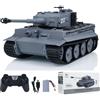 TOUCAN RC HOBBY 1/24 RC Battle Tank Tiger I Telecomando Serbatoi Militari Infrarossi Combattimento Giocattoli Adulti per Adulti Mini RC Tiger I