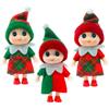POPOYU 3 Pezzi Mini Bambola Elfo di Natale,Piccoli Elfi Elfo Pupazzo di Natale,Accessori Sfacciati per ElfoNatale Dispettoso,Gemelli Bambola ElfoNatale per Regalo di Natale Capodanno Calza Stuffers