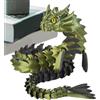 Generisch Drago mobile stampato 3D - Modello Drago mobile da 17,32 pollici | Giunti flessibili, Figura decorativa per scaffale da scrivania | Giocattolo snodato drago - Collezionismo e regali