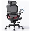 SIHOO B100SE Sedia Ufficio, Seduta Visco, Supporto Lombare Dinamico, Nero | Seduta Allargata Schiuma Visco, Braccioli Ribaltabili, Poggiatesta Regolabile,Schienale Mesh Traspirante,3Angoli Inclinazion