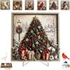 Generico Kit artistico Poke in tessuto natalizio 3D, artigianato fai-da-te con | Kit artigianale natalizio fai-da-te adatto for adulti e principianti, include espositore, non sono necessari(Tree)