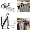 OISE ART STORE Trade Shop - Gruccia Multiuso per Pantaloni 5 in 1 Stampelle Organizer Armadio Salvaspazio