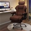 XUEGW Sedia Computer Esecutiva · Sedia Ufficio Casa · Angolo Regolabile · Sedia Pelle PU con Cuscini · Sedia Alta con Poggiapiedi