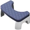 PIXZCSA Curvatura adatta dello sgabello per WC per bagno Sgabelli,blu | per adulti Sgabello piccolo per integrato