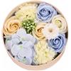 VorErgyllic Rosa Sapone Regalo- Fiore Artigianale,Cadeau Donna Compleanno | Rosa in sapone realistica,fatta a mano.Decorazione elegante o sapone da bagno.San anniversario, Natale,Regalo di Halloween