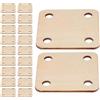 Homoyoyo 36 Pezzi Schede per Tessitura in Legno 5,5x5,5 Cm 2 Mm Spessore Cartoncini Quadrati per Telai a 4 Fori Strumenti per Tessitura a Mano Principianti e Fai da Te
