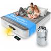 Huddle Never Deflate™ Materasso Gonfiabile Matrimoniale Super King 180 x 213 x 46 cm con Pompa Integrata, Vincitore Good Housekeeping, Autogonfiabile con USB e Luce Notturna, Letto per Ospiti
