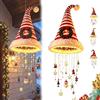 Generico Lampadario a sospensione illuminato cappello Babbo Natale stringa natalizie | Caldo lampadario a sospensione LED cappello Babbo Natale, decorazioni natalizie sospese for interni esterni for caminetto(#C)