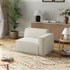 Novilla Divano Angolare Convertibile Modulare in Chenille, Bracciolo Destro | Molle insacchettate Smarts Coil®, Senza Montaggio, Tessuto Chenille Idrorepellente Oleofugo Antimacchia, 85x85x70cm