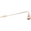 SAFIGLE Spegnicandela Vintage in Alluminio Oro, Manico Lungo Candele | Accessorio per spegnimento sicuro di fiamme in ambienti interni senza spargimento di cera