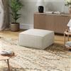 Novilla Divano Angolare Convertibile Modulare in Chenille, Pouf | Molle insacchettate Smarts Coil®, Senza Montaggio, Tessuto Chenille Idrorepellente Oleofugo Antimacchia, 85x85x42cm