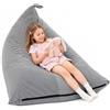 YushengTai Fodera per Puf Senza Riempimento - Tela Premium e Velluto - Organizzatore 2-in-1 per Peluche e Sedia per Bambini e Adulti - Grande Capacità per Giocattoli e Coperte - Pieghevole