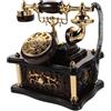 Sosoport Telefono Vintage Decorativo a Rotella, Music Box ABS da Collezione | Stile Retrò e Vecchio Stile, Dettaglio Curato, Tono Rilassante, per Mensola, Compleanni e Casa