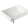 EasyVibe Sottomano cassetto sottostano sotto scrivania Scrivanie con serratura, bianco