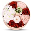 VorErgyllic Sapone Decorativo Bagno-Rosa Stabilizzata Artigianale,Regalo di compleanno | Rosa in sapone realistica,fatta a mano.Decorazione elegante o sapone da bagno.San anniversario, Natale,Regalo di Halloween