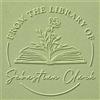 KKSTAMP Goffratrice Personalizzata Ex Libris per Libri con Logo e Nome