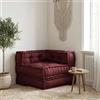zylophax Divano Componibile Marrone Rossiccio in Tessuto 70x70x54 cm con Imbottitura Morbida e Schienale Ergonomico per Soggiorno Interno ed Esterno, Comfort Seduta e Design Modulabile