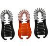 Beavorty 6pezzi Ferma Capelli Donna Banana Vintage Mollette Per Capelli Plastica Flessibile Forcine Per Coda Di Cavallo Denti Fitti Per Spessi Ricci Lunghi