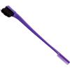 WOVEBIUS Spazzola per capelli da 17,8 cm con controllo dei bordi su entrambi i lati, viola