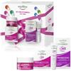 Equilibra Viso, Kit Viso Vitaminica Anti-Aging, Cofanetto con Crema Anti-aging, Contro i Segni del Tempo, e Contorno Occhi Levigante, Riduce Borse e Occhiaie, Confezione Regalo