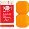 Koji White Sapone Puro all'Acido Kojico | Saponetta alla Glicerina per una Delicata Illuminazione e Esfoliazione della Pelle con Tea Tree, Olio di Cocco, Acido Ialuronico e Vitamina C, Vegano, 2.82 oz
