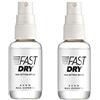 Avon Nail Experts - Confezione da 2 spray per unghie ad asciugatura rapida, 60 secondi per asciugare al tatto, 2 x 50 ml