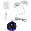 Generico EMS Massager Facciale - Stimolatore Del Muscolo Facciale, Dispositivo Microcorrente Elettrico | 8 Modalità Con Patch Pad, 19 Livelli Di Intensità Per La Cura Del Viso, Del Sollevamento, Della Cura Del