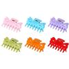 AORUEY Fermaglio Per Capelli 6 Pezzi 6 Cm Piccola Clip Da Afferrare Da Donna In Plastica Da Bagno Clip Da Donna Accessori Per Capelli Clip Per Capelli Gioielli Ragazze Mix Casuale