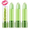 Lishang 3 Pezzi Rossetto Verde Impermeabile Cambia Colore con Lunga Durata, Balsamo Cura Delle Labbra Aloe Idratante per Donna Ragazze, Regalo Compleanno Natale