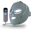 Shark CryoGlow - Maschera a LED con raffreddamento sotto gli occhi | & Riparazione imperfezioni, LED rosso e blu, terapia della luce a infrarossi, USB-C, telecomando, custodia
