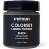 Mehron Makeup Mehron Make Up Colorset Setting Powder - Cipria fissante in polvere sciolta (nero) (24 g)