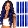 BZURTER 14 Pcs Extension Capelli Clip Hair Tinsel 50cm Glitter Resistente al Calore | PET di alta qualità,senza colla(circa 200 fili ciascuna)Perfetto per Carnevale,festival musicali,feste,cosplay e compleanni