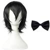 KSBBHDS 1 Pezzo Di Capelli Medi, 1 Pezzo Di Papillon, Decorazione Per Feste, Parrucca Anime, Modifica Del Viso, Corpetto Alla Moda.