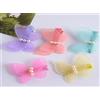 Wpppan 5 fiocchi per capelli per cuccioli, stocastici per cani, fermagli per capelli a forma di farfalla con perle stile molletta, accessori per capelli per gatti, cani, cuccioli, fiocchi per cuccioli