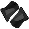 TOGEVAL Beccuccio per Asciugacapelli Design Piatto Nero, Plastico, 2 Pezzi | Phon da 4,5cm, Attacco Facile, Riduce il Crespo, Uso Salone e Piega Quotidiana