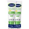 Cetaphil UVA/UVB Defense SPF 50 viso idratante, 48,2 gram (confezione da 2)