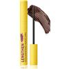 PROFEXCH Mascara waterproof con pennello in silicone, volumizzante, senza grumi sulle ciglia, anti-sbavatura, lunga durata, facile da applicare e rimuovere, regalo (1 pz) (Marrone)