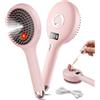 eirlysskin Spazzola a Vapore Capelli con Pettine 3 in 1 Electric Stream Brush | Electric Spray Air Cushion Massage Comb con Display LCD e Luce Rossa a 650 nm, Adatta a Capelli Lunghi e Corti