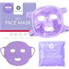 Medi Grade Maschera Refrigerante Viso Gel con Lycra e Custodia, Set Viola | Copre tutto il viso, contro occhiaie e gonfiori, per una freschezza rilassante dopo una lunga giornata, delicata sulla pelle