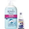 FEI FAN Sapone Liquido Mani Igienizzante Con Zinco Antibatterico, Efficacia Istantanea Comprovata Dall'Eliminazione Dei Batteri Dell'Epidermide 500ml + Omaggio Spray Detergente Mani con Antibatterico 80ml
