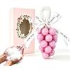 Allony Sapone All'uva su Corda，Detersione Nutriente，Decorazione per la Casa | Fatto a Mano, Sapone All'uva per Detergere la Pelle, Dono per Uomini e Donne, Regalo di Natale e Compleanno,Rosa