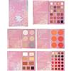 Generico Palette Per Il Trucco - Blush A Lunga Tenuta Opaco E Luccichio Sfumabile - Palette Ombretti Stile Libro Per Trucco,Per Donne e Occasioni come Compleanno, Natale, Viaggio, Festa e Matrimonio
