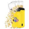 BerlingerHaus Berlinger Haus Minions Macchina per popcorn 1200 W - rivestimento antiaderente in titanio, collezione MINIONS, Giallo