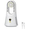 Stibtmr Ventilatore da Scrivania Senza Pale con Scatola Aromaterapia, 6 Velocità, | Con luce e timer ventilatore da scrivania per Camera da , Ufficio, Campeggio