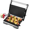 Beldray Progress EK5854P 2 in 1 Grill salute - griglia elettrica con piastre antiaderenti, si apre fino a 180° per la cottura doppia, nessun olio necessario, vassoio raccogligocce rimovibile, 850W