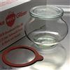 Weck 6 einkoch vasetti rr80 gioielli forma 500 ML con selezione di Im Original Weck cartone trasparente